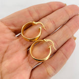 Candongas Nia 3.4g / 2.5cm Oro Amarillo 18K
