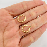 Candongas Majo 1g / 1.5cm Oro Amarillo 18K