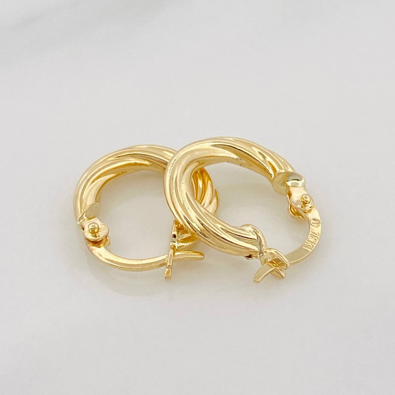 Candongas Lore 1.35g / 1.5cm Oro Amarillo 18K