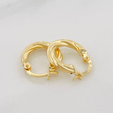 Candongas Lore 1.35g / 1.5cm Oro Amarillo 18K