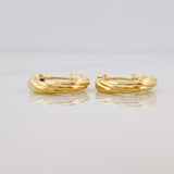 Candongas Lore 1.35g / 1.5cm Oro Amarillo 18K