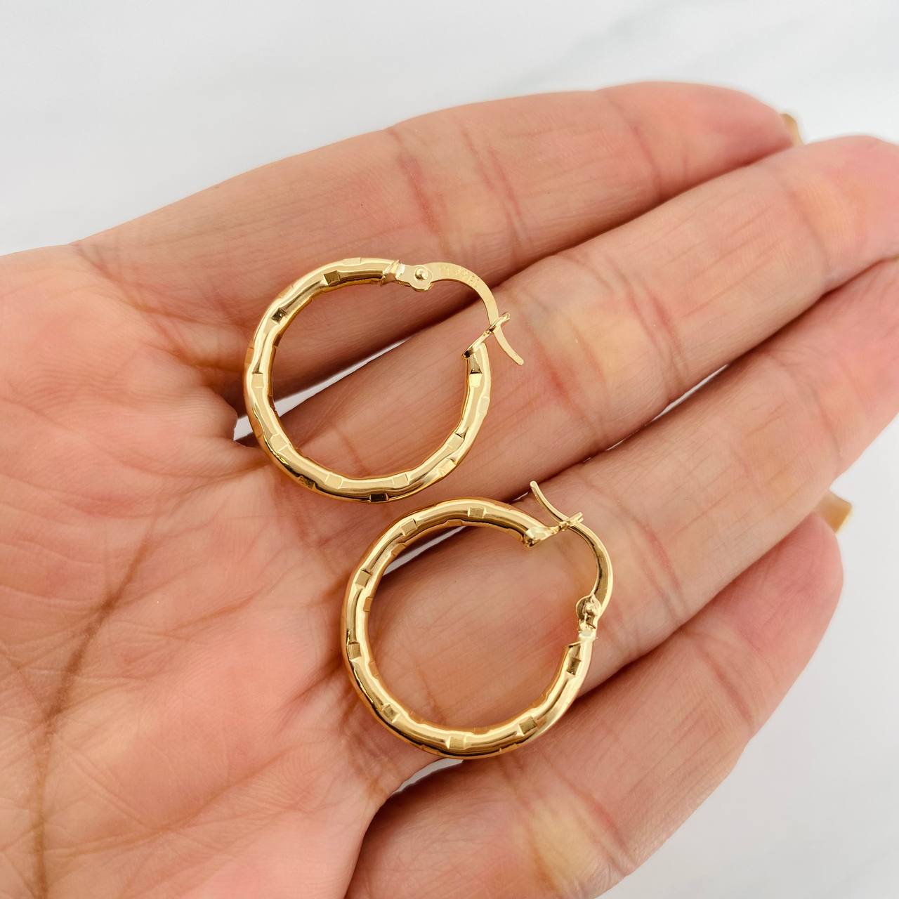 Candongas Val 2.15g / 2.5cm Oro Amarillo 18K