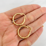 Candongas Val 2.15g / 2.5cm Oro Amarillo 18K