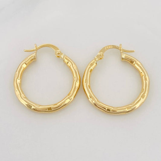 Candongas Val 2.15g / 2.5cm Oro Amarillo 18K