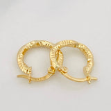 Candongas Megan 1.1g / 1.6cm Oro Amarillo 18K