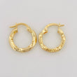 Candongas Megan 1.1g / 1.6cm Oro Amarillo 18K