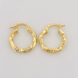Candongas Megan 1.1g / 1.6cm Oro Amarillo 18K