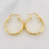 Candongas Lary 2.8g / 2.5cm Oro Amarillo 18K