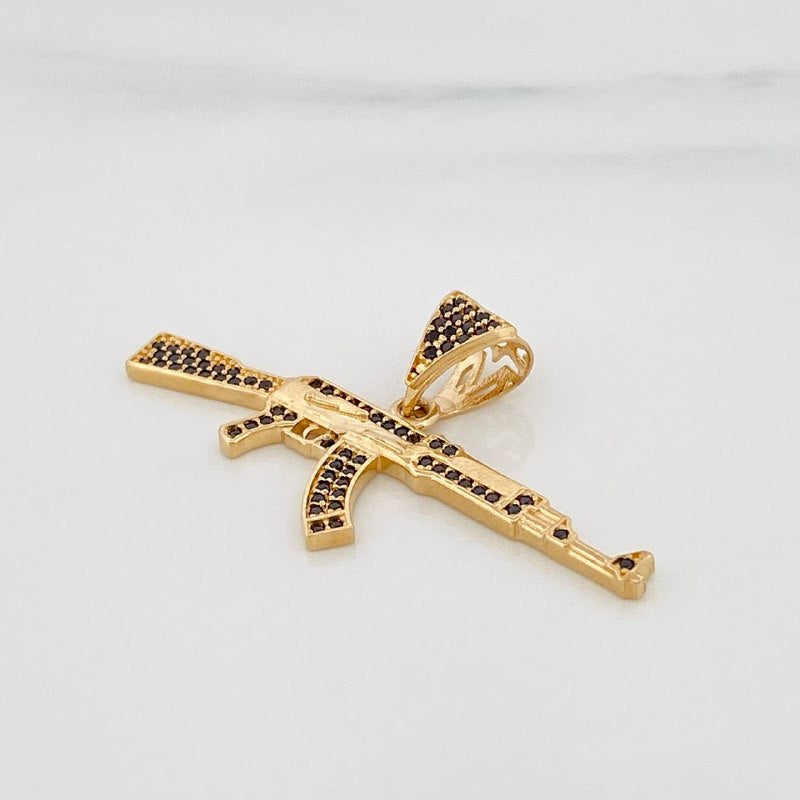 Dije Arma Fusil 3.4g / 2.3cm Oro Amarillo 18K