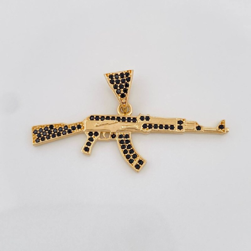 Dije Arma Fusil 3.4g / 2.3cm Oro Amarillo 18K