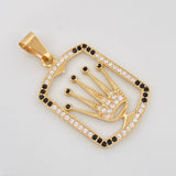 Dije Medalla Corona 3.95g / 4cm Oro Amarillo 18K