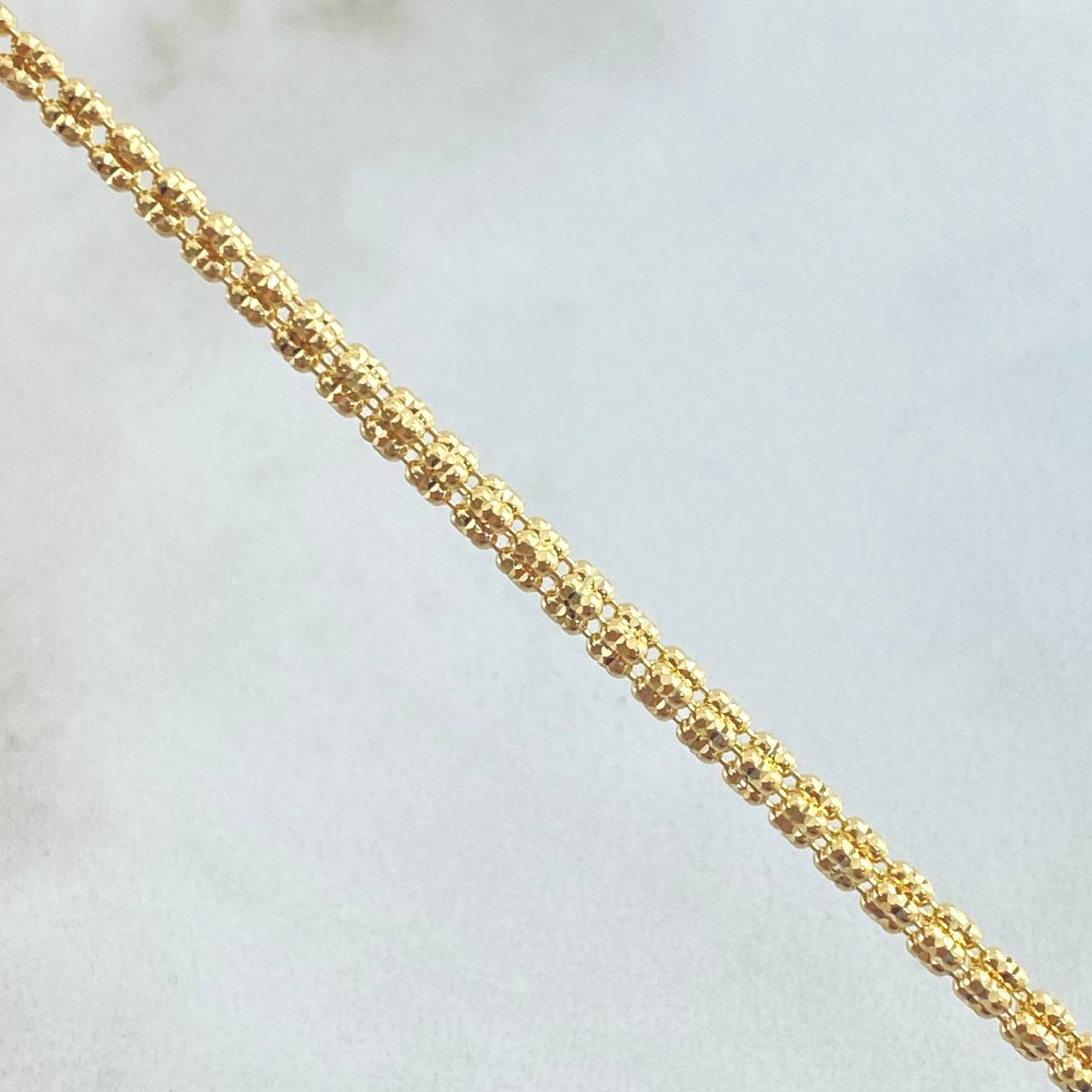 Pulso Ice 5.65gr / 20.5cm / 2.4mm Oro Amarillo +4 18K