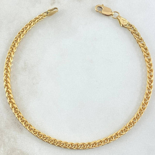 Pulso Franco 4gr / 20cm / +3 Oro 18K
