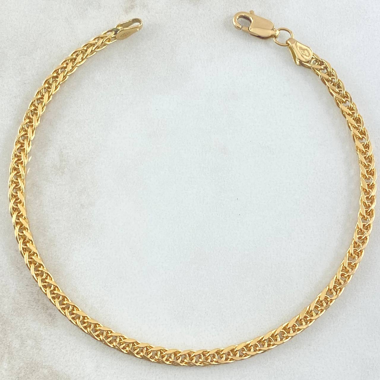 Pulso Franco 4.1gr / 20cm / +3 Oro 18K
