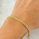 Pulso Franco 4.1gr / 20cm / +3 Oro 18K