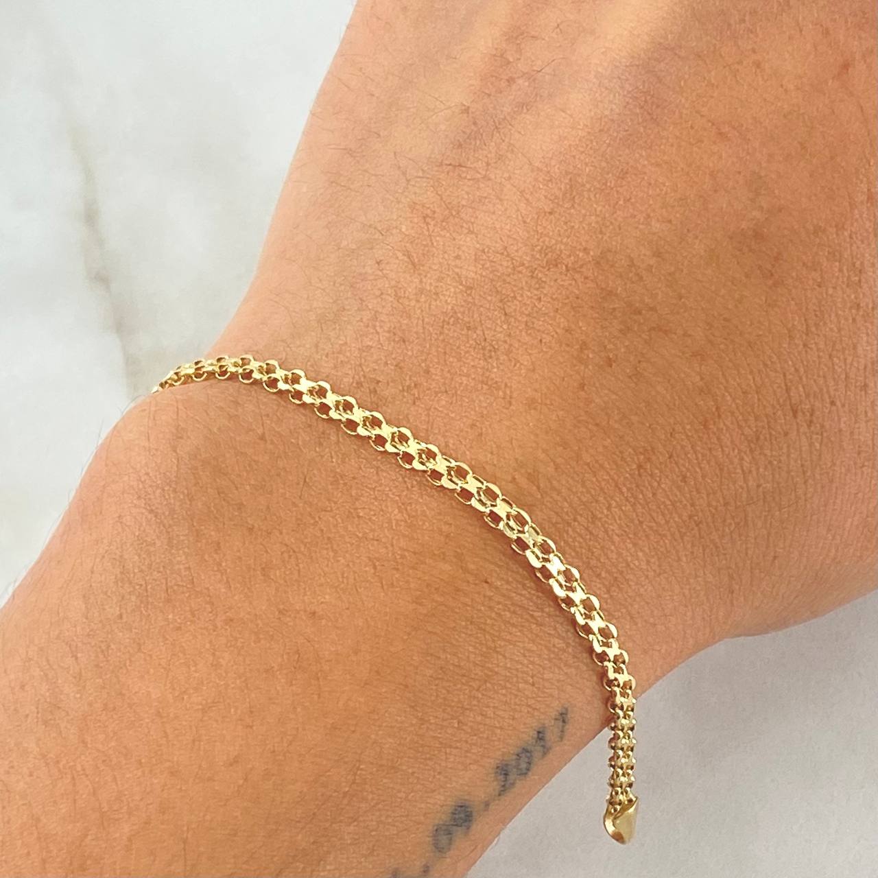 Pulso Chino 1.4gr / 19cm / +1 Oro 18K