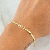 Pulso Plano 3.2gr / 18cm / +3 Oro 18K ©