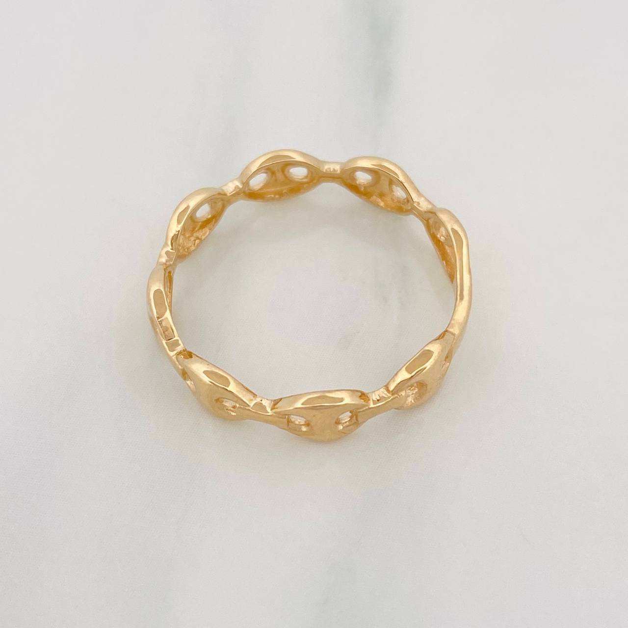 Anillo GC 1.45g / T6 3/4 Oro Amarillo 18K