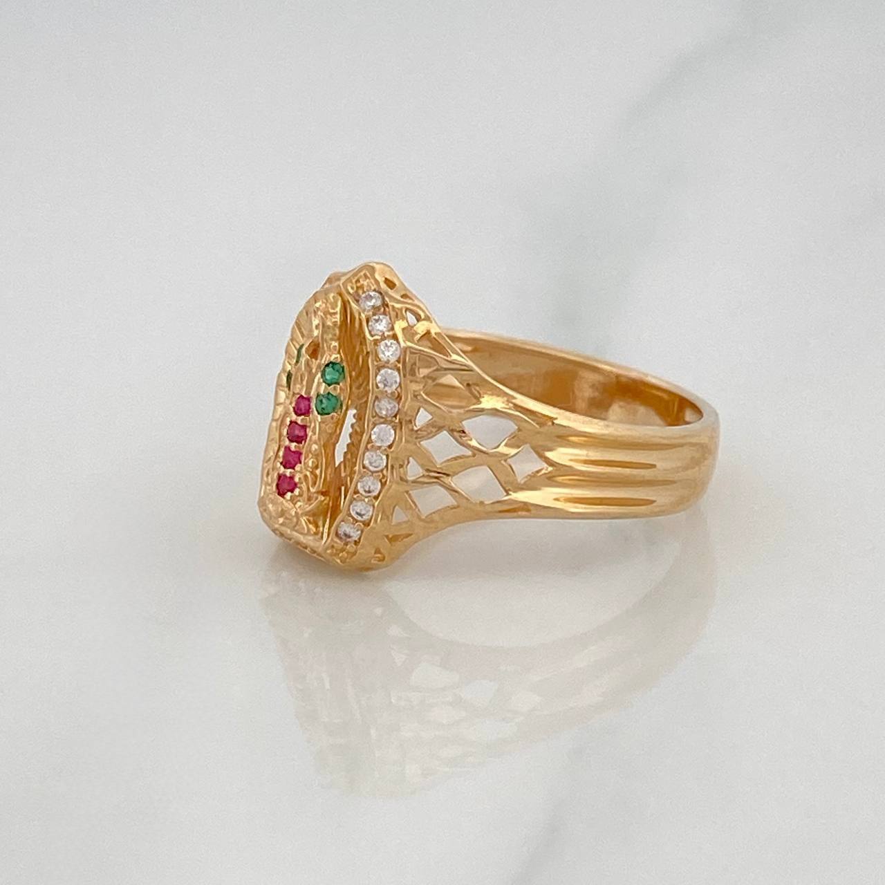 Anillo Virgen Guadalupe 3.45g / T6 1/2 Oro Amarillo 18K