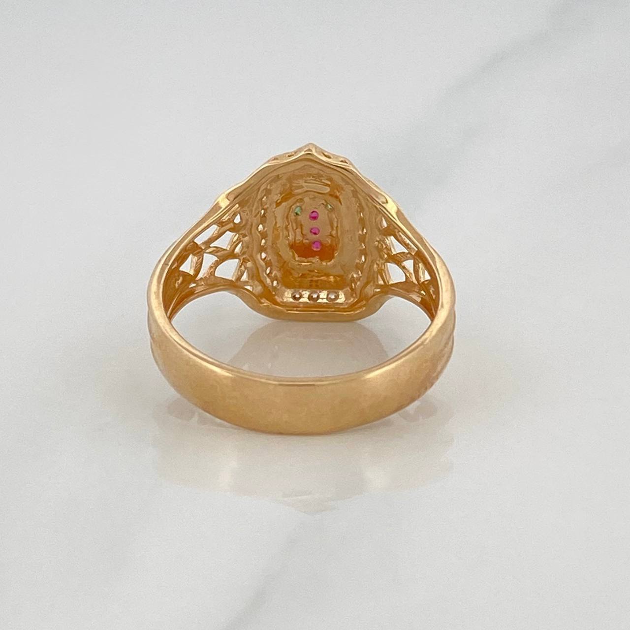 Anillo Virgen Guadalupe 3.45g / T6 1/2 Oro Amarillo 18K