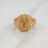 Anillo Virgen de Guadalupe 3.25g / T6 Oro Amarillo 18K