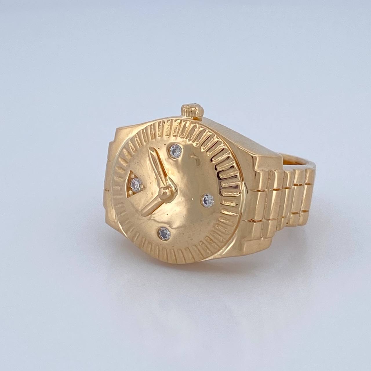 Anillo Reloj 11.95gr / T9 1/2 / Oro 18K $