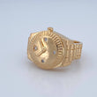 Anillo Reloj 11.95gr / T9 1/2 / Oro 18K $