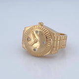 Anillo Reloj 11.95gr / T9 1/2 / Oro 18K $