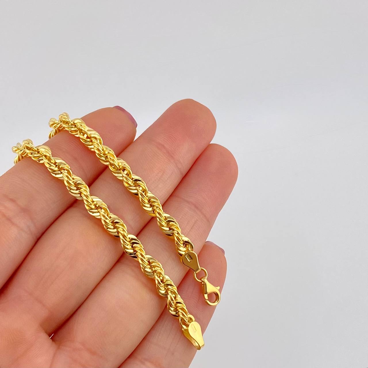 Pulso Lazo 4.65g / 19.5cm / 4.4mm Oro Amarillo 18K