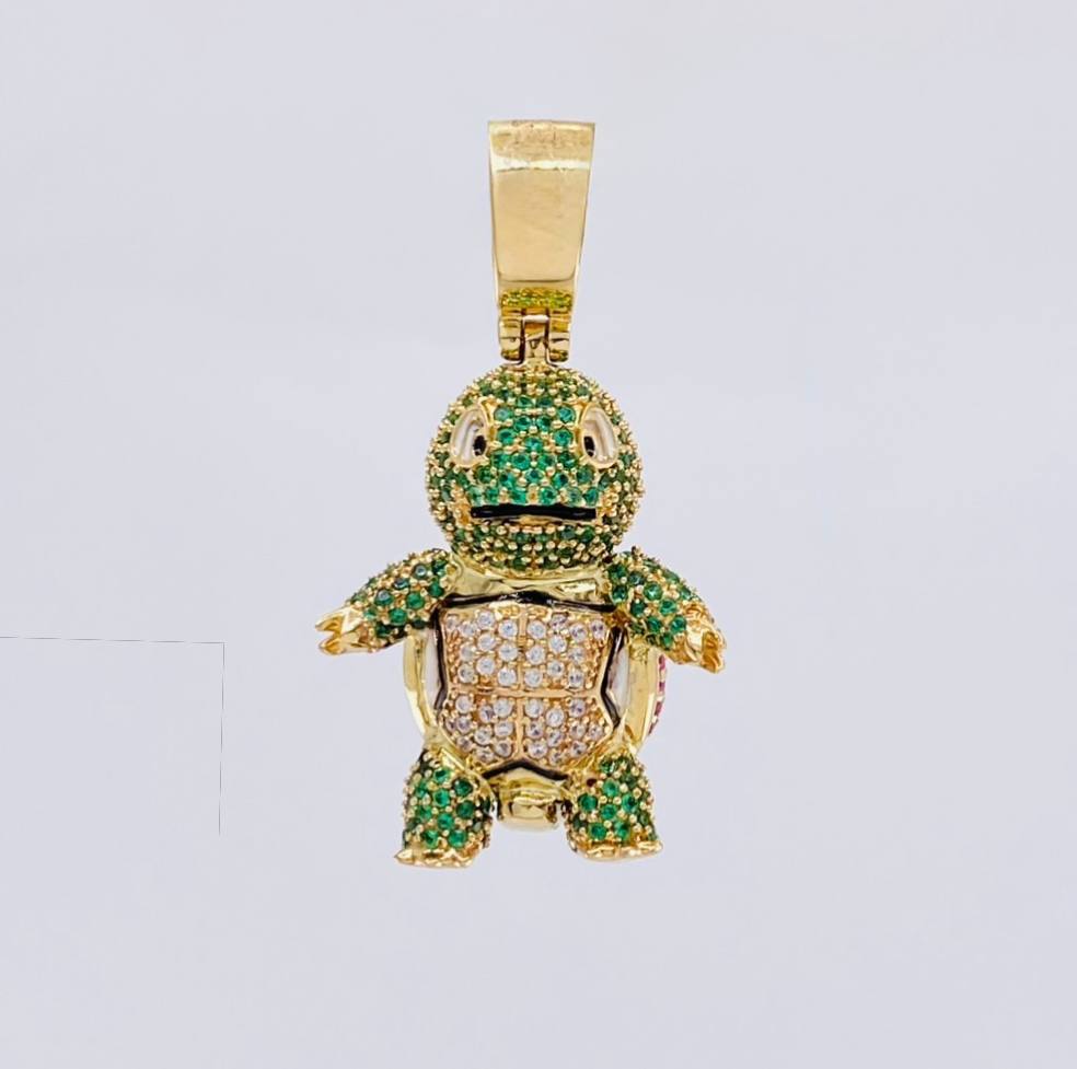 Dije Tortuga Divertida 11.9g / 4cm Oro Amarillo 18K