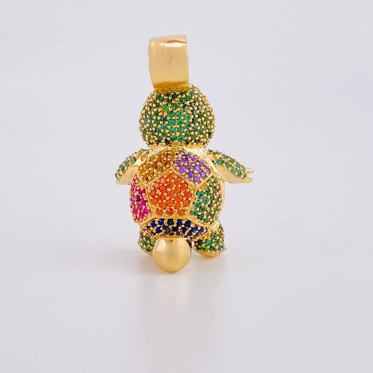Dije Tortuga Divertida 11.9g / 4cm Oro Amarillo 18K