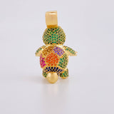 Dije Tortuga Divertida 11.9g / 4cm Oro Amarillo 18K