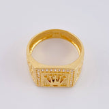 Anillo Corona Elegante 6.35g / T11 Oro Amarillo 18K