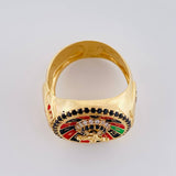 Anillo Juegos de Azar 7.75g / T10 1/2 Oro Amarillo 18K