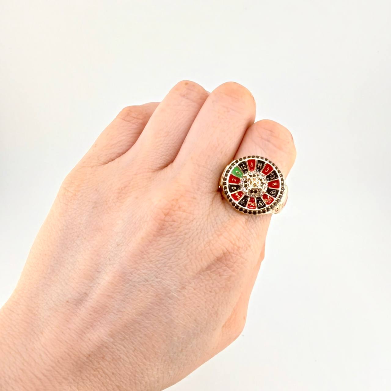 Anillo Juegos de Azar 7.75g / T10 1/2 Oro Amarillo 18K