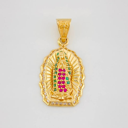 Dije Virgen de Guadalupe 3.05g / 2.7cm Oro Amarillo 18K
