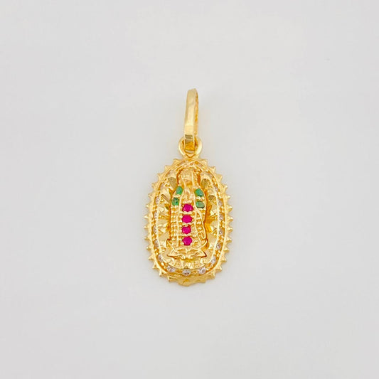 Dije Virgen de Guadalupe 1.6g / 2.1cm Oro Amarillo 18K