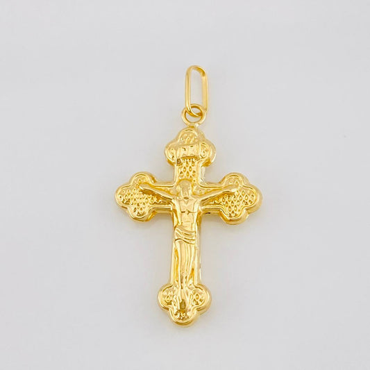 Dije Cruz Cristo 0.9g / 3cm Oro Amarillo 18K