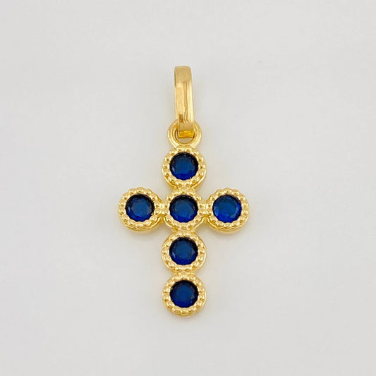 Dije Cruz Tupida 1.65g / 2.3cm Oro Amarillo 18K