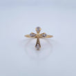 Anillo Cruz 1.8gr / T7 / Oro 18K &