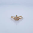 Anillo Corona 1.45gr / T7 1/4 / Oro 18K &
