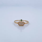Anillo Corona 1.45gr / T7 1/4 / Oro 18K &
