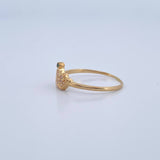 Anillo Corona 1.45gr / T7 1/4 / Oro 18K &