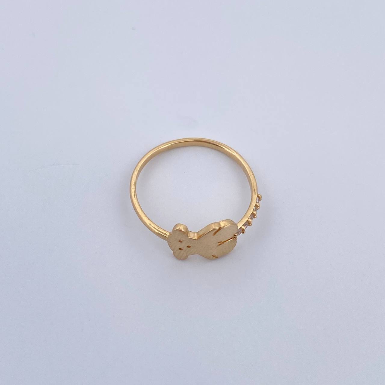 Anillo Oso 1.45gr / T6 1/4 / Oro 18K &