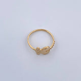 Anillo Oso 1.45gr / T6 1/4 / Oro 18K &