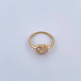 Anillo Trebol Suerte 2.35gr / T7 1/2 / Oro 18K &