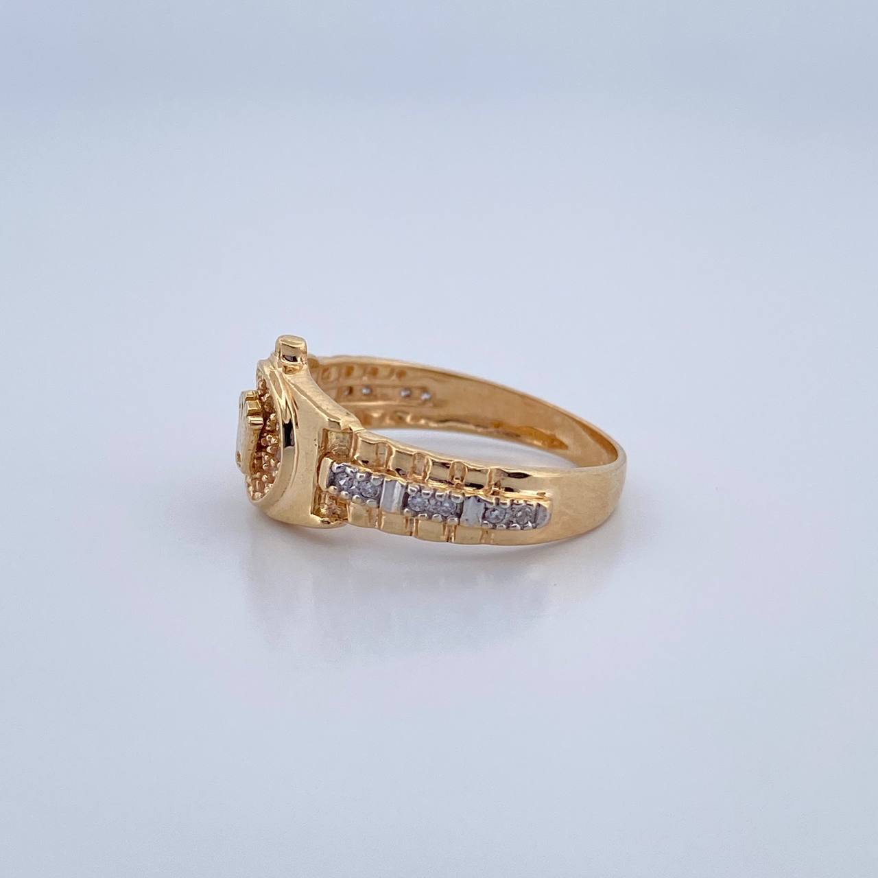 Anillo Rx 3.4gr / T6 1/2 / Oro 18K &