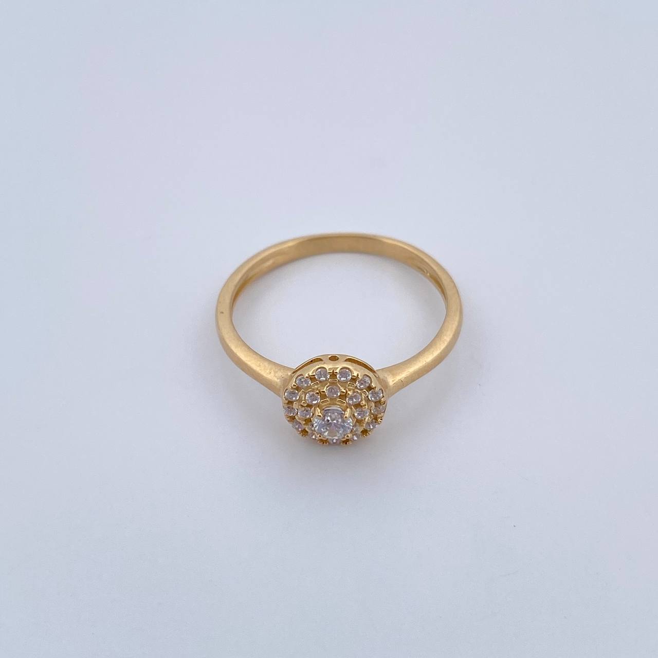 Anillo Circulo 2.05gr / T6 1/4 / Oro 18K &