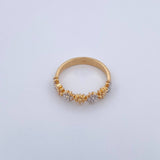 Anillo Margaritas 3.15gr / T6 3/4 / Oro 18K &