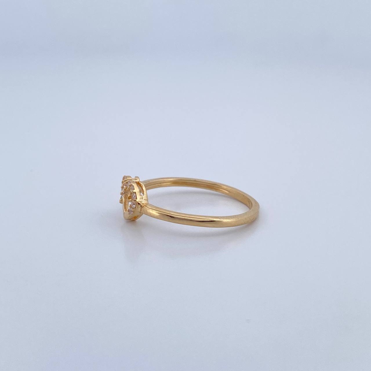 Anillo Corazon 1.6gr / T5 1/4/ Oro 18K &